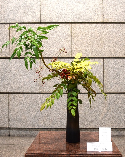 10月28日生け花写真