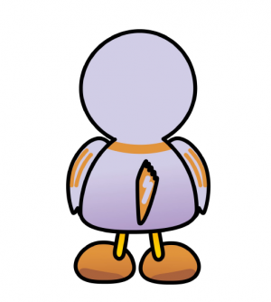 コバトン後ろ姿