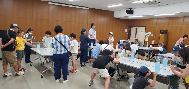 令和7年度大久保浄水場見学の様子