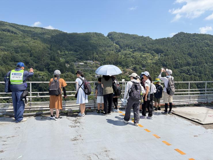 下久保ダム天端広場見学