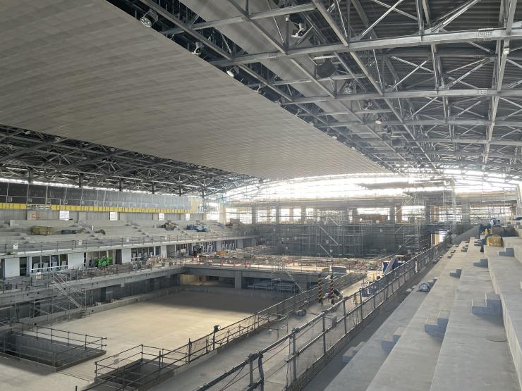 メインプールエリア工事実施状況