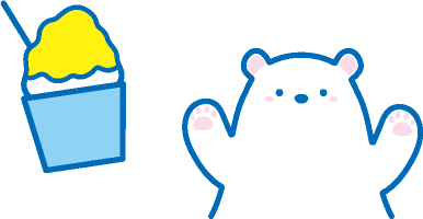 シロクマのイラスト