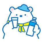 シロクマのイラスト