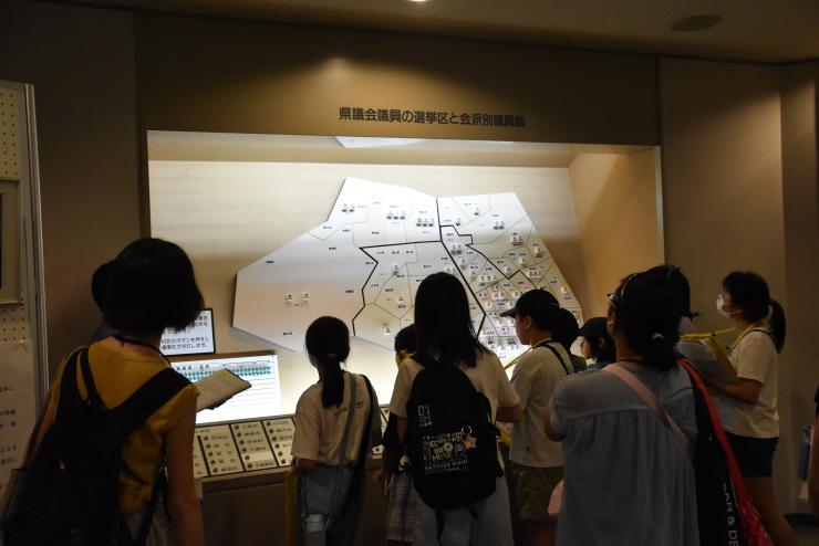 展示ホールの写真