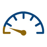スピードメーターのイラスト