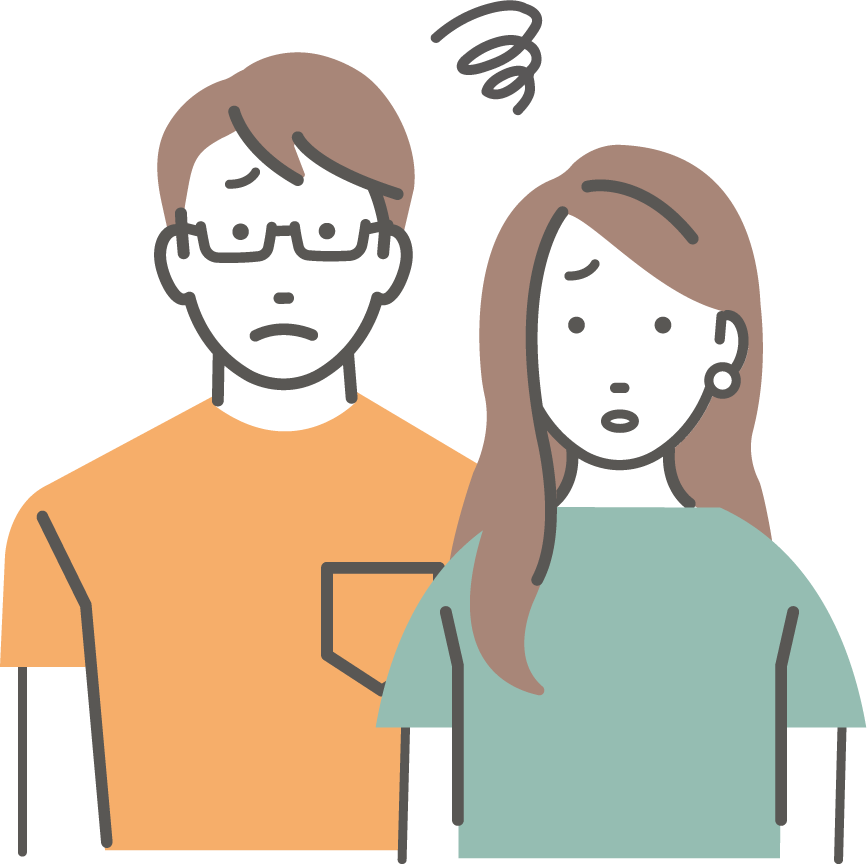 困った大人たちのイラスト