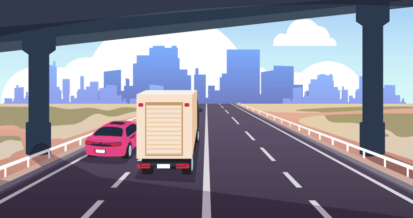 道路のイラスト