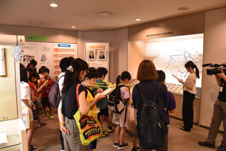8月18日展示ホールの様子