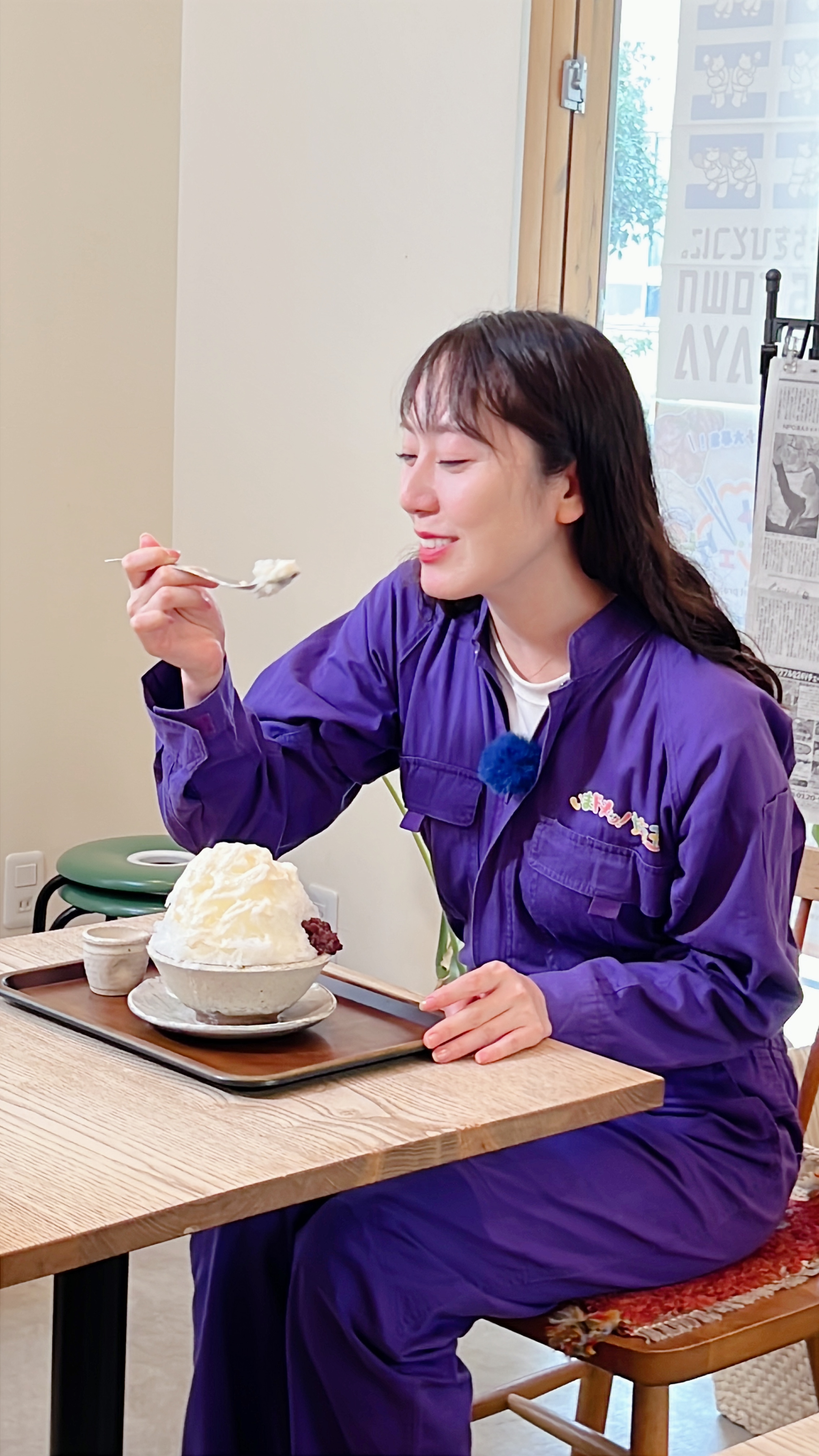 松井さん食べる