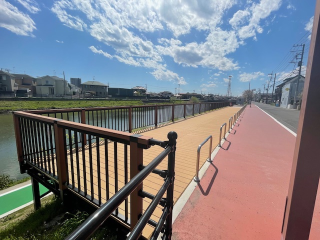 古利根川(杉戸町)の風景2