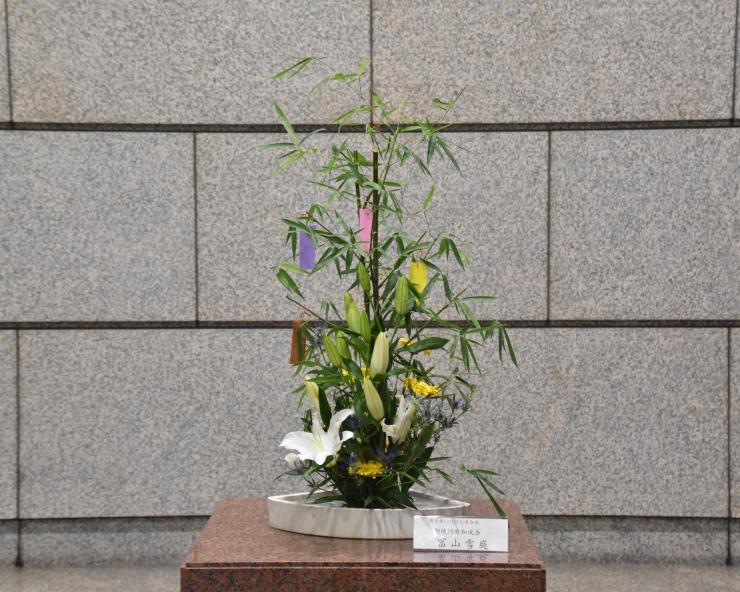7月6日生け花の写真