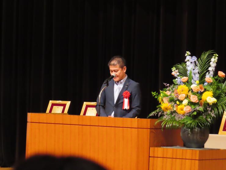 7月13日議長の写真
