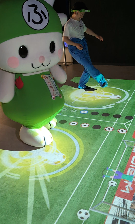 ふっかちゃんとサッカー