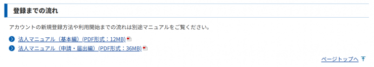 内閣府HPのマニュアル画像