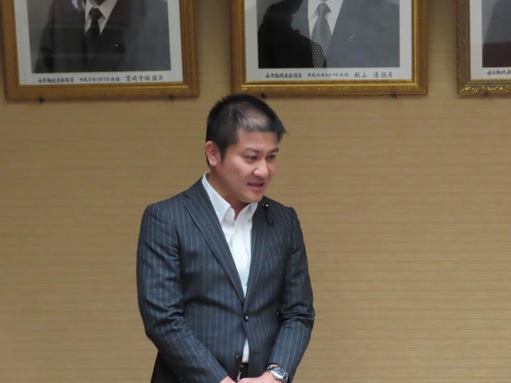 8月21日議長の激励の言葉