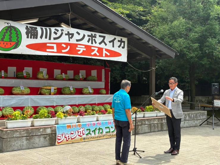 8月22日表彰式の様子