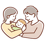 こともを育てるイラスト