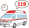 救急車のイラスト