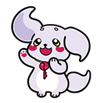 県労働委員会マスコット たまろーのイラスト