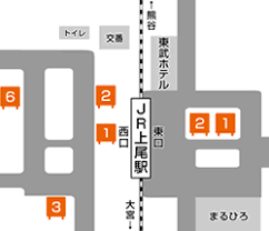 上尾駅バス乗り場