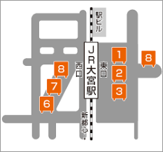 大宮駅バス乗り場