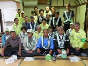 東新向自治会自主防犯会の皆さん