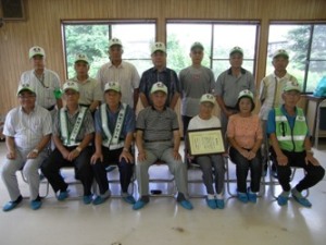 岩沢第一自主防犯会の皆さん