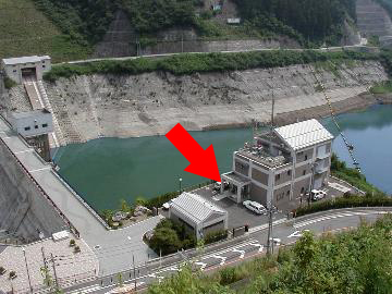 ダム管理所位置図