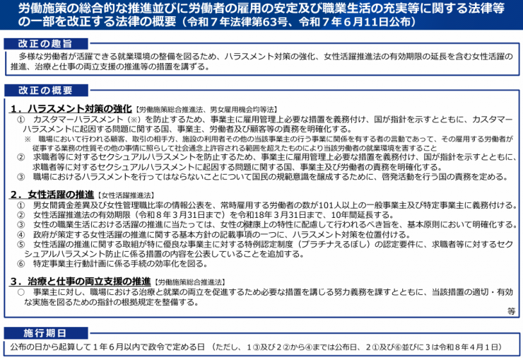 改正の概要（労推法）