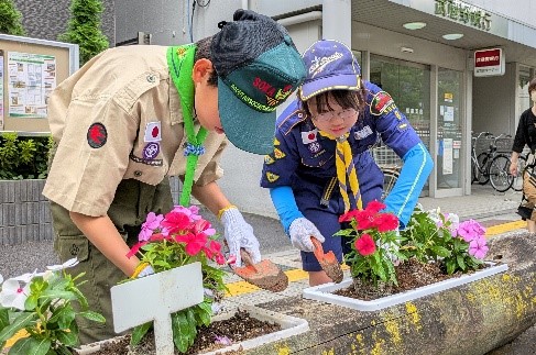 草加市栄町中央町会園芸クラブ