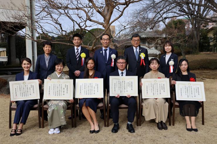 表彰式の写真