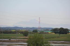 御成橋から見た浅間山
