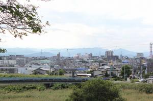 i岩室観音2階からの眺め