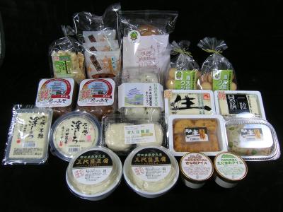 行田在来青大豆の加工食品の写真