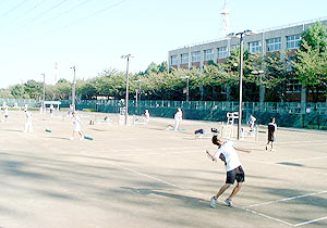 写真：新座市営栄庭球場