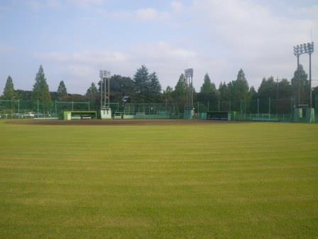 写真：伊奈町制施行記念公園の野球場