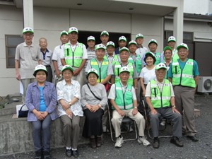 上沢一丁目町会の皆さん