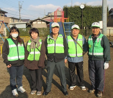 宮戸町内会見廻り隊 の皆さん