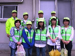 北永井第1区パトロール隊の皆さん