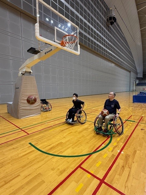 車いすバスケ