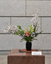 4月1日生け花の写真