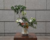 8月3日生け花の写真