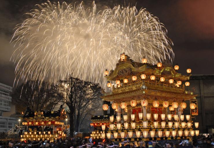 ちちぶの冬を楽しむ 夜祭り 氷の芸術 埼玉県